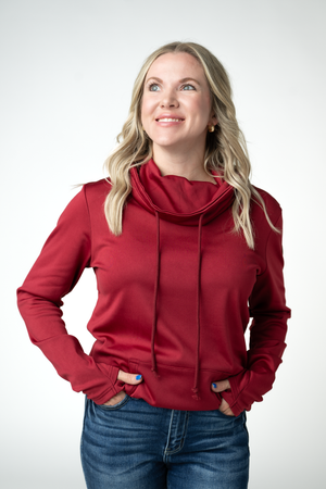 PREBOOK Cloud Funnel Neck - Cranberry