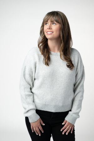 PREBOOK Josie Cozy Crew Sweater - Snow