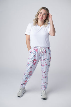 Classic Joggers - Pink Bloom by Michelle Mae