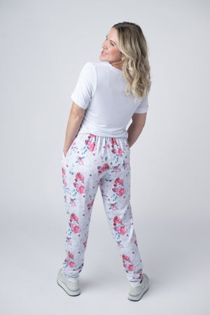 Classic Joggers - Pink Bloom by Michelle Mae