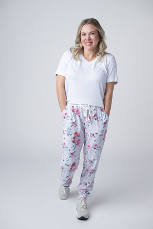 Classic Joggers - Pink Bloom by Michelle Mae