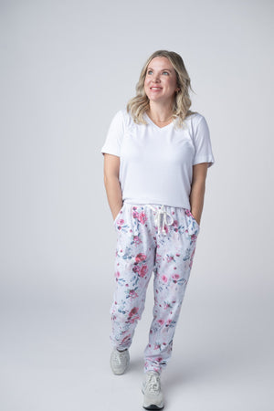 Classic Joggers - Pink Bloom by Michelle Mae