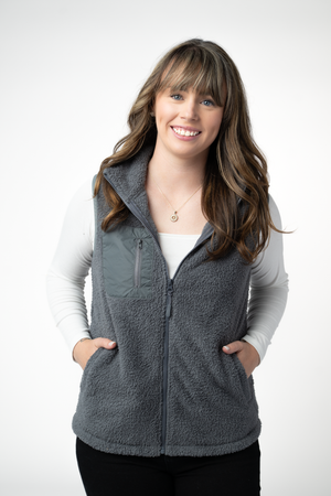 PREBOOK Sherpa Vest - Grey