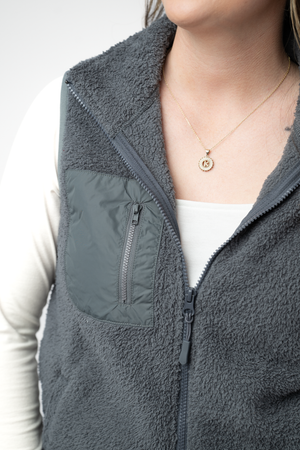 PREBOOK Sherpa Vest - Grey