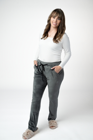 PREBOOK Luna Lounge Pants - Charcoal