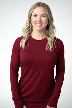 PREBOOK Blair Long Sleeve Top - Cranberry