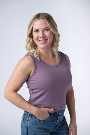 Ava Tank - Dusty Lavender by Michelle Mae