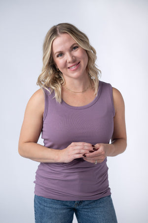 Ava Tank - Dusty Lavender by Michelle Mae