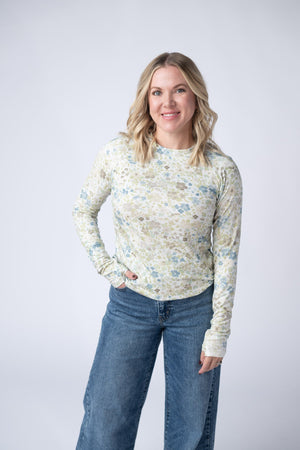 Blair Long Sleeve Top - Spring Meadows by Michelle Mae