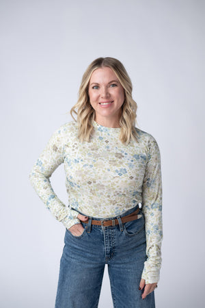 Blair Long Sleeve Top - Spring Meadows by Michelle Mae
