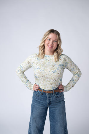 Blair Long Sleeve Top - Spring Meadows by Michelle Mae