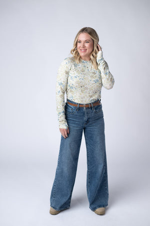 Blair Long Sleeve Top - Spring Meadows by Michelle Mae