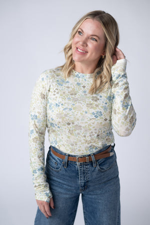 Blair Long Sleeve Top - Spring Meadows by Michelle Mae