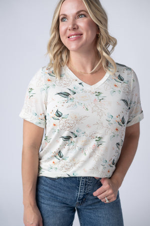 Sophie Tee - Vintage Floral by Michelle Mae