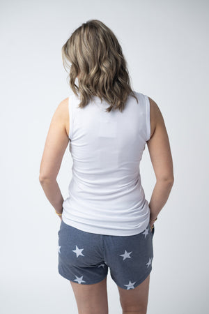 Jamie Shorts - Faded Navy Stars by Michelle Mae