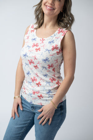 Ava Tank - American Bows by Michelle Mae