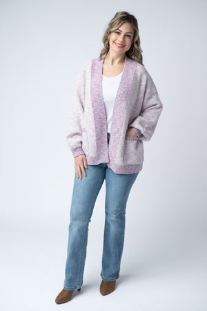 Kinsley Cardigan - Purple Mix by Michelle Mae