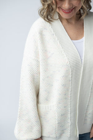 Kinsley Cardigan - Purple, Pink, and Green by Michelle Mae