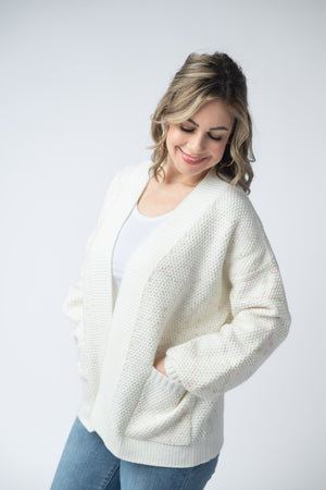 Kinsley Cardigan - Pink and Green Mix by Michelle Mae