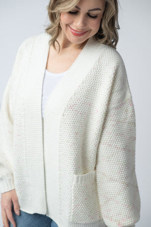 Kinsley Cardigan - Pink and Green Mix by Michelle Mae