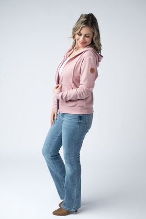 Fullzip Hoodie - Dusty Pink by Michelle Mae