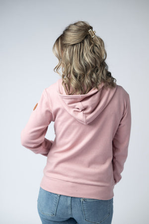 Fullzip Hoodie - Dusty Pink by Michelle Mae