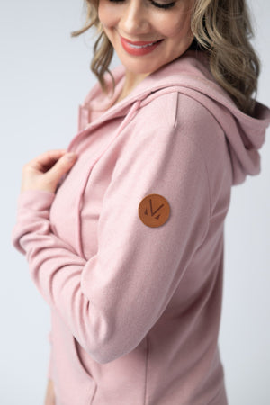 Fullzip Hoodie - Dusty Pink by Michelle Mae