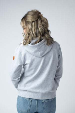 Fullzip Hoodie - Light Grey by Michelle Mae