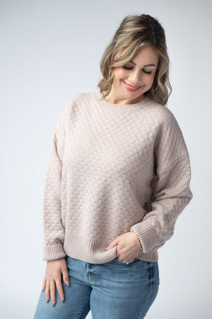 Gianna Pullover Sweater - Neutral by Michelle Mae