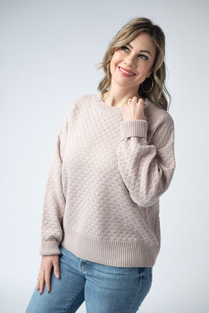 Gianna Pullover Sweater - Neutral by Michelle Mae