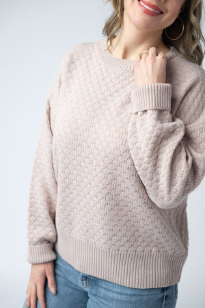 Gianna Pullover Sweater - Neutral by Michelle Mae