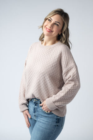 Gianna Pullover Sweater - Neutral by Michelle Mae