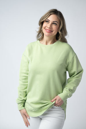 Vintage Wash Pullover - Spring Leaf by Michelle Mae