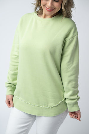 Vintage Wash Pullover - Spring Leaf by Michelle Mae