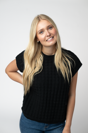 Kelly Knitted Top - Black by Michelle Mae
