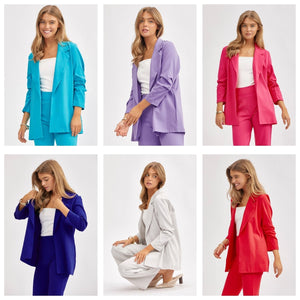Dear Scarlett Magic 3/4 Sleeve Blazer - 6 colors