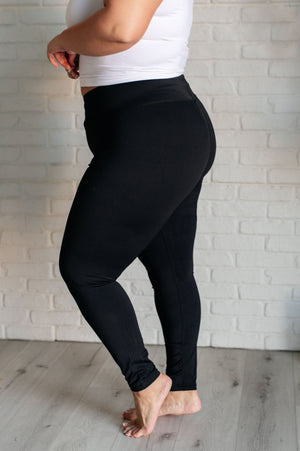 Do The Most Contouring V Front Athletic Leggings Black