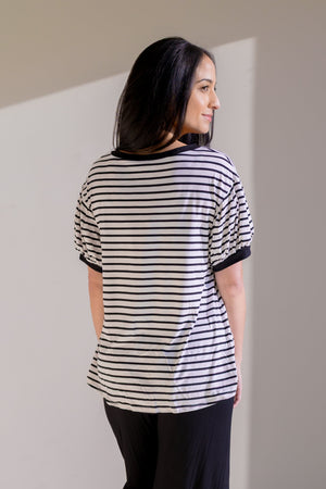 Drifted Spring Stripe Top