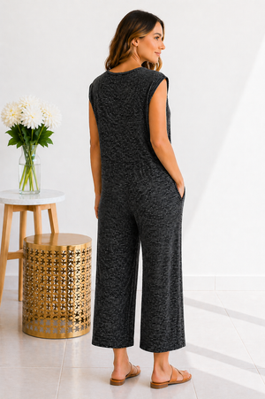 Easy Days Striped Jumpsuit