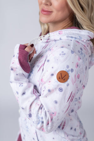 Hailey Pullover Hoodie - Wildflower Gardens by Michelle Mae