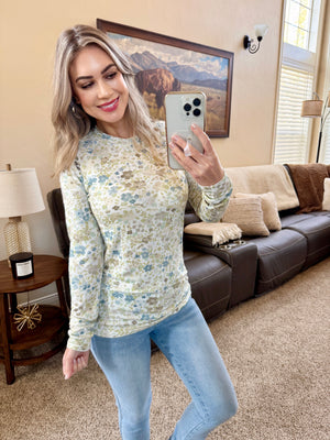 Blair Long Sleeve Top - Spring Meadows by Michelle Mae