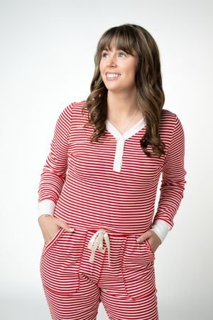 PREBOOK Candy Cane Pajama Set
