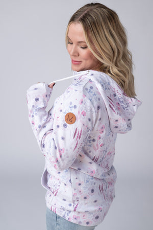 HalfZip Hoodie - Wildflower Gardens by Michelle Mae