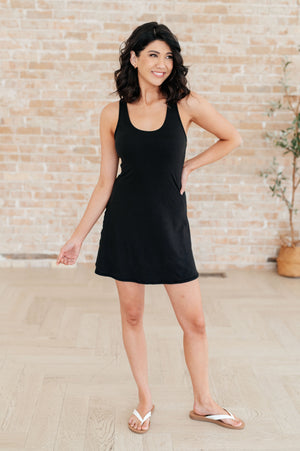 First Serve Dress in Black by Rae Mode