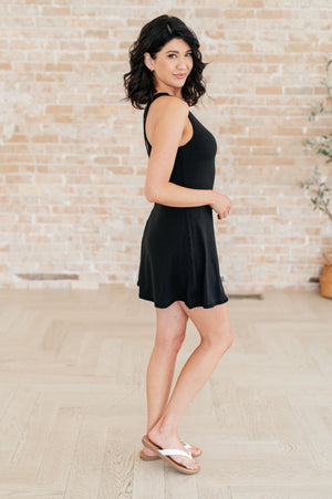 First Serve Dress in Black by Rae Mode