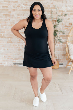 First Serve Dress in Black by Rae Mode