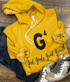 God Goals Grind & Growth Graphic Hoodie - 2 colors