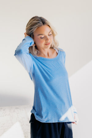 Glacier Wave Long Sleeve Top