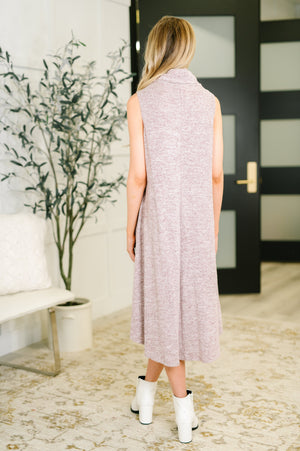 Glam Dress and Cardigan Set in Wine by Dear Scarlett