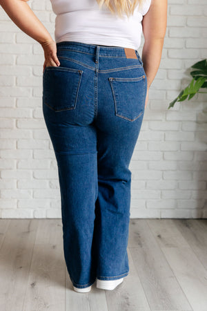 Judy Blue High Waist Vintage Wide Leg Non Distressed Jeans